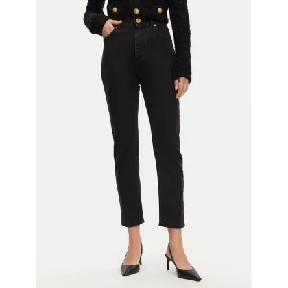 Zdjęcie Balmain Jeansy DF1MG007DB67 Czarny Slim Fit