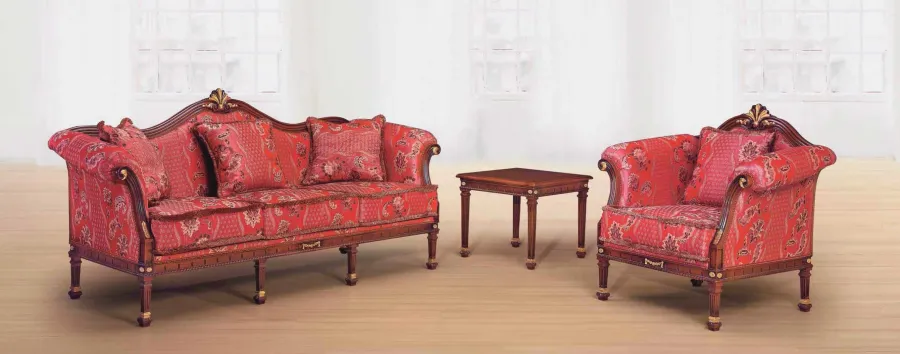 obrazek 1 Piękna antyczna trzyosobowa sofa do wyjątkowego wnętrza - Morello Gianpaolo