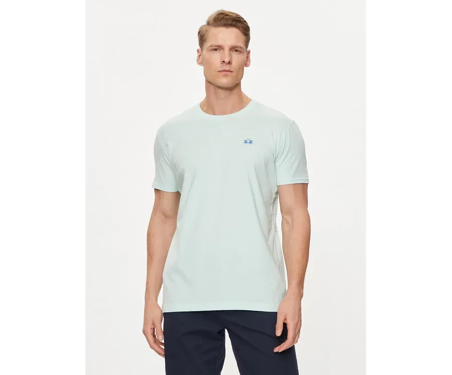 obrazek 1 La Martina T-Shirt YMR004 JS206 Zielony Regular Fit