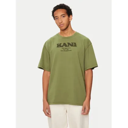 Zdjęcie Karl Kani T-Shirt Retro Sprayed 60300095 Zielony Regular Fit