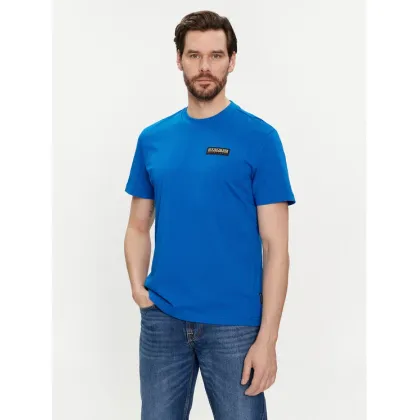Zdjęcie Napapijri T-Shirt Iaato NP0A4HFZ Niebieski Regular Fit
