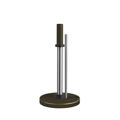 Zdjęcie Stylowy kuchenny uchwyt na ręcznik w kolorze oliwki