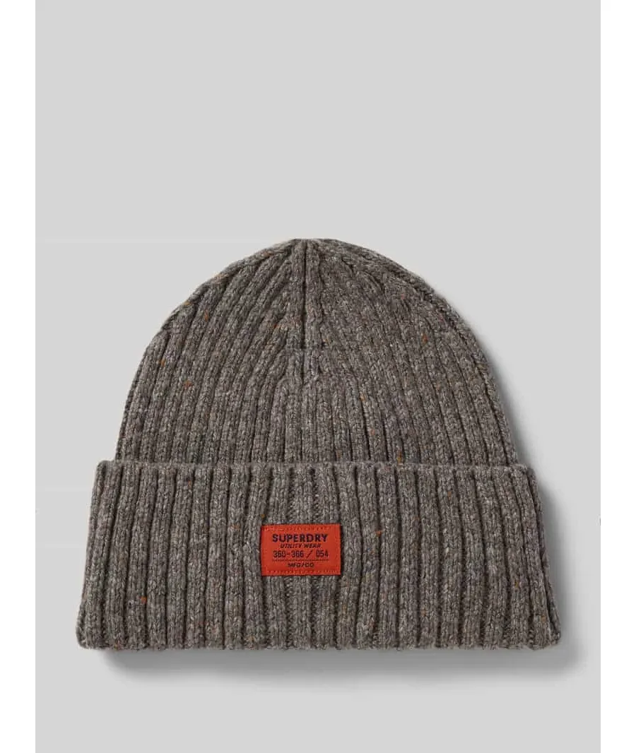 obrazek 1 Czapka beanie z efektem prążkowania