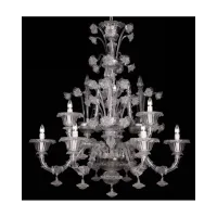 Zdjęcie Wspaniałe oświetlenie z Włoch - żyrandol Corelli ze szkła murano