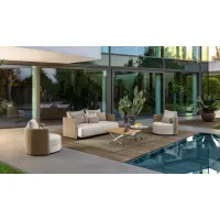 Zdjęcie Dwuosobowa elegancka sofa na taras i do ogrodu