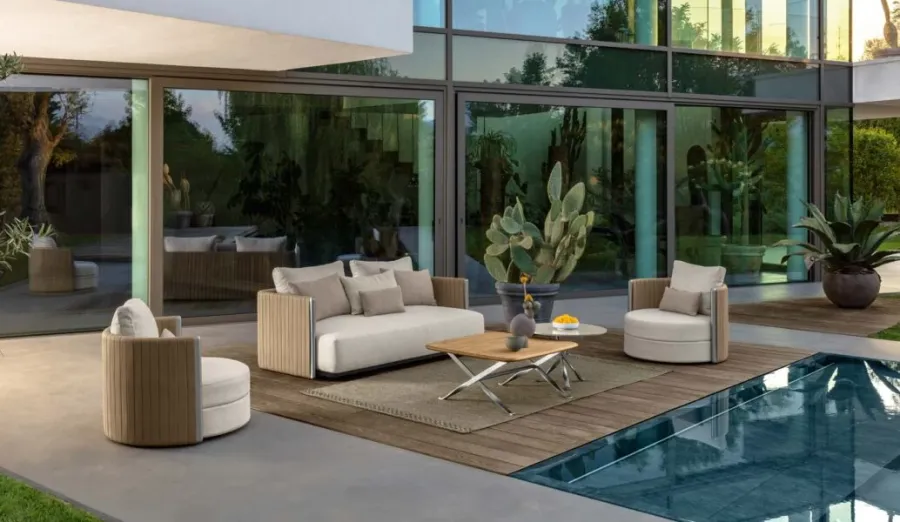 obrazek 1 Dwuosobowa elegancka sofa na taras i do ogrodu
