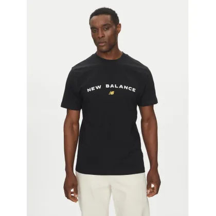 Zdjęcie New Balance T-Shirt Reimagined Graphic MT51506 Czarny Relaxed Fit