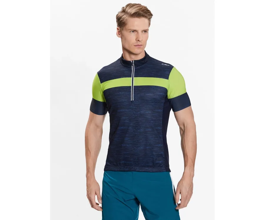 obrazek 1 CMP Koszulka rowerowa 33N6777 Niebieski Regular Fit