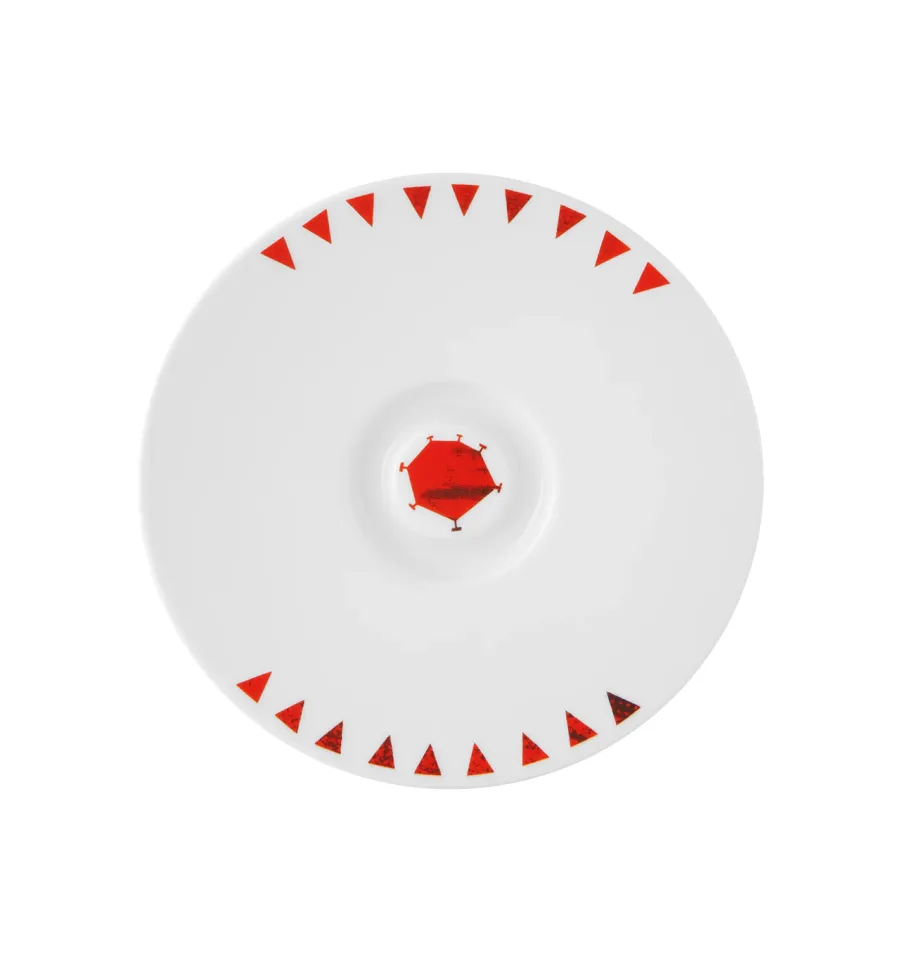 obrazek 3 Nowoczesna porcelanowa filiżanka ze spodkiem do kawy