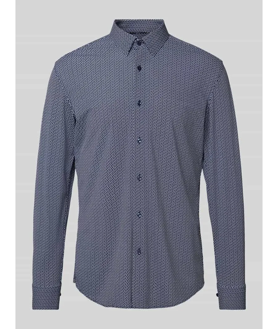 obrazek 1 Koszula biznesowa o kroju slim fit z kołnierzykiem typu kent model ‘Hank’