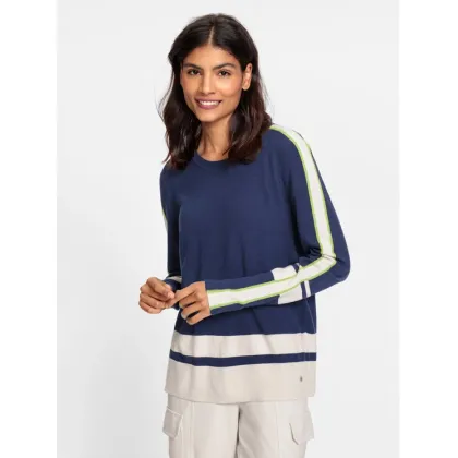 Zdjęcie Olsen Sweter 11004261 Granatowy Regular Fit