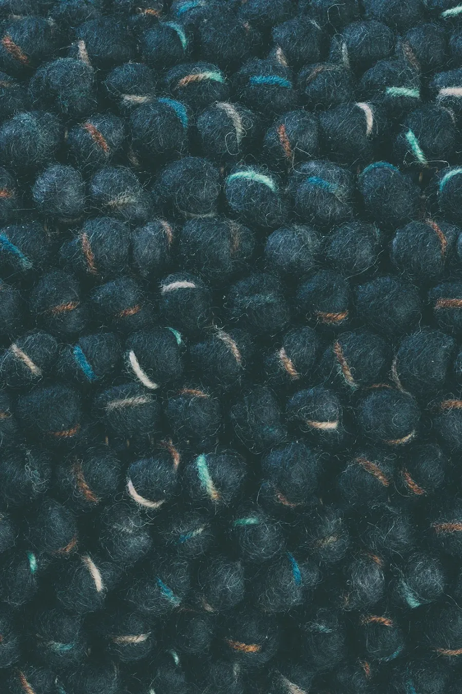Brink & Campman granatowy dywan pleciony Cobble