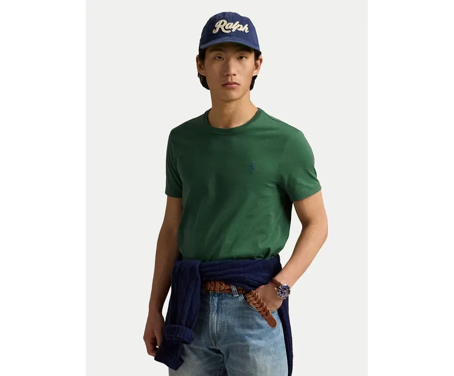 obrazek 1 Polo Ralph Lauren T-Shirt 710671438425 Zielony Custom Slim Fit