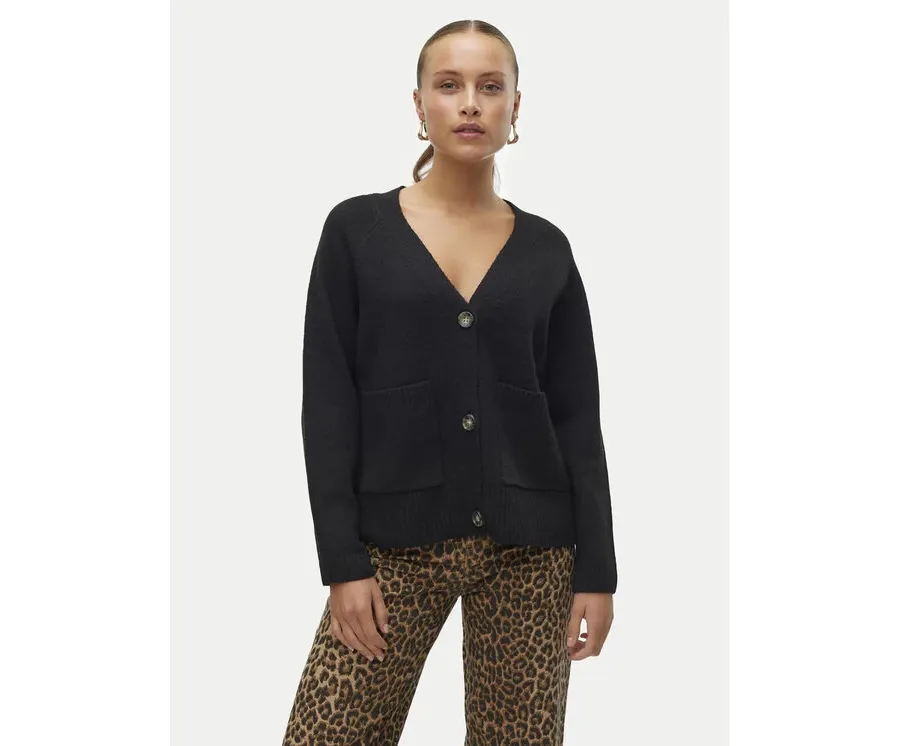 obrazek 1 Vero Moda Kardigan Boom 10320457 Czarny Loose Fit