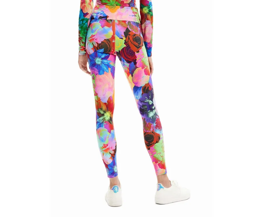 obrazek 1 Desigual Legginsy Tulipa 23SWKK07 Kolorowy Slim Fit