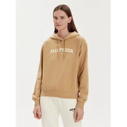 Zdjęcie Tommy Hilfiger Bluza Monotype Flock WW0WW41236 Beżowy Relaxed Fit