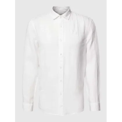 Zdjęcie Koszula casualowa o kroju tailored fit z wyhaftowanym logo