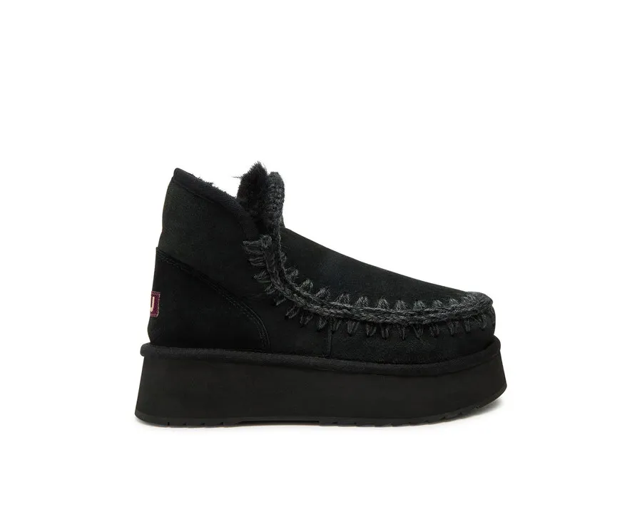 obrazek 1 Mou Śniegowce Mini Eskimo Platform Boot FW681000A Czarny