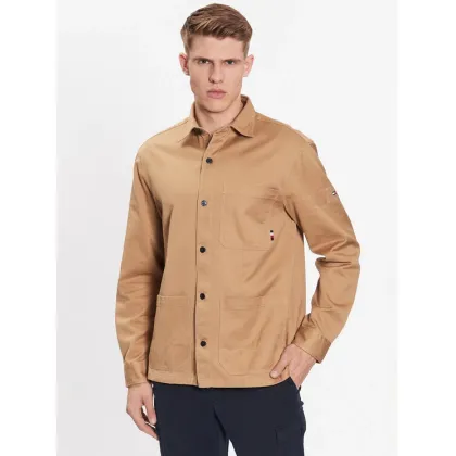 Zdjęcie Tommy Hilfiger Kurtka jeansowa Solid MW0MW31773 Brązowy Regular Fit