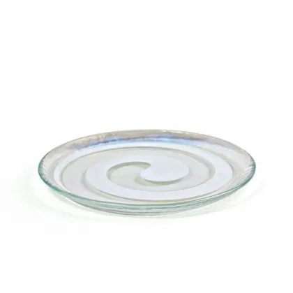 Zdjęcie Artystyczny zestaw 6 talerzy z masy perłowej