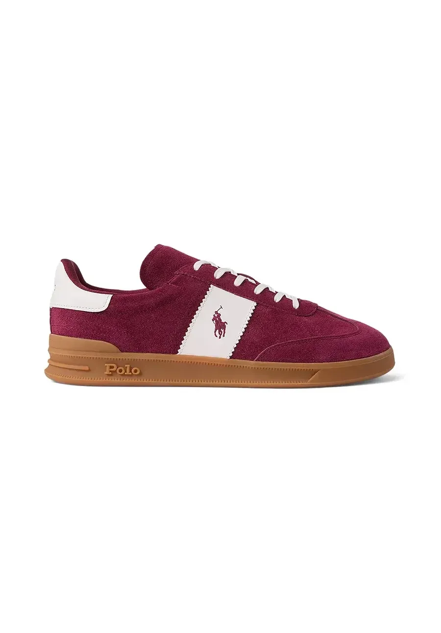 obrazek 1 Polo Ralph Lauren sneakersy zamszowe Hrt Aera Pp kolor fioletowy 809954903004