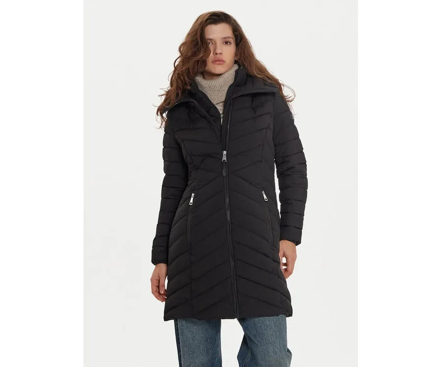 obrazek 1 DKNY Kurtka zimowa DLEMPN46 Czarny Slim Fit