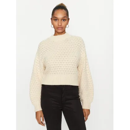 Zdjęcie Noisy May Sweter 27028402 Écru Regular Fit