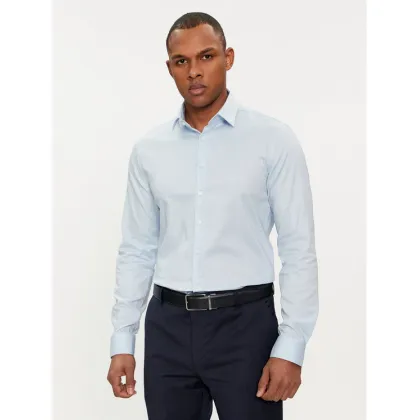 Zdjęcie Calvin Klein Koszula Micro Dot K10K112884 Błękitny Slim Fit
