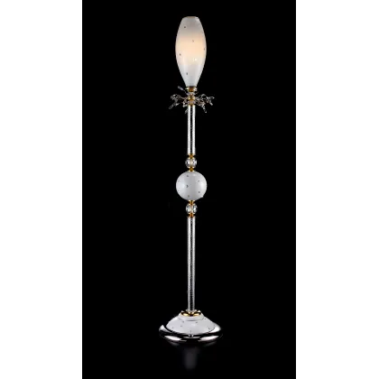 Zdjęcie Prestiżowa biała ceramiczna lampa do apartamentu