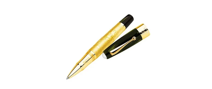 obrazek 1 Płaskorzeźba Złote Pióro Kulkowe  St. Andrews Links- Montegrappa