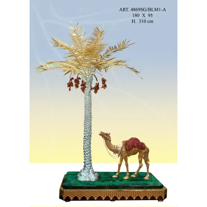 Zdjęcie Piękna figura wielbłąda na pustyni