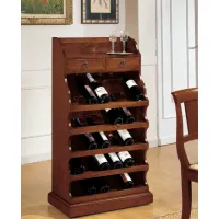 Zdjęcie Piękna, włoska szafka na butelki na kółkach w klasycznym stylu - Fratelli Mirandola