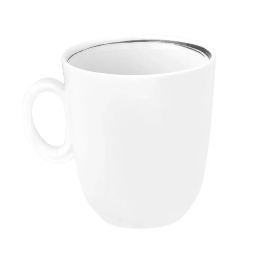 obrazek 2 Wyjątkowy porcelanowy kubek z szarym wzorem - Seltmann Weiden