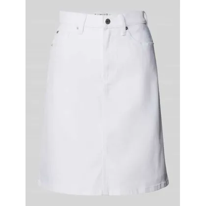 Zdjęcie Spódnica jeansowa o długości do kolan z 5 kieszeniami