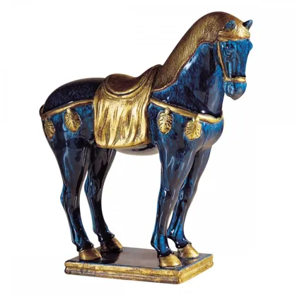 Zdjęcie Włoski ceramiczny koń H.40xL.37xP.10 cm