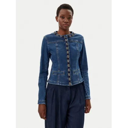 Zdjęcie Liu Jo Kurtka jeansowa UA5135 D4448 Niebieski Regular Fit