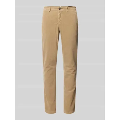 Zdjęcie Spodnie sztruksowe o kroju slim fit model ‘Subway’