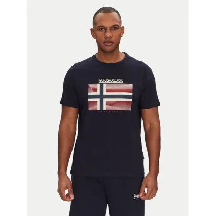 Zdjęcie Napapijri T-Shirt S-Lari NP0A4IE51761 Granatowy Regular Fit