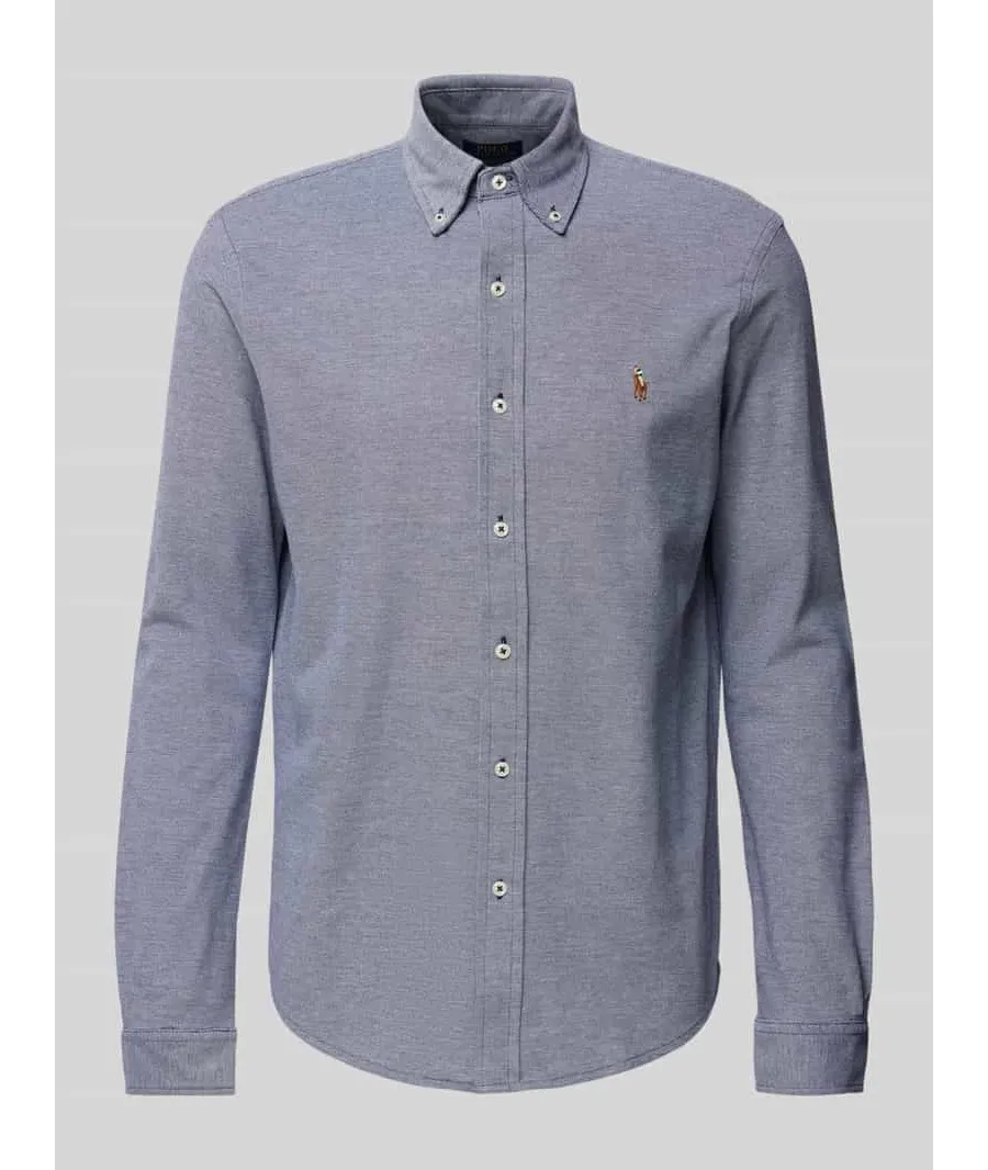 obrazek 1 Koszula casualowa o kroju regular fit z wyhaftowanym logo