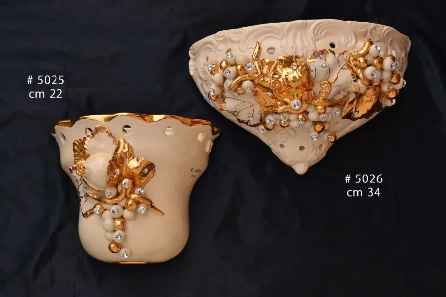 obrazek 1 Eleganckie kinkiety ceramiczne do stylowych wnętrz