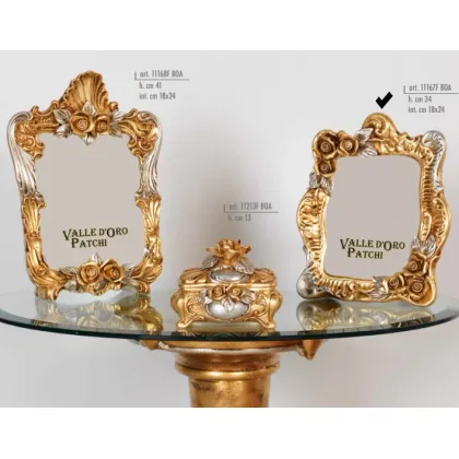 Zdjęcie Ramka na zdjęcia 18x24 w kwiaty - Valle d'oro Patchi