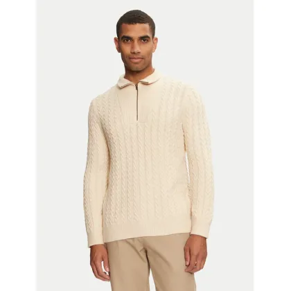 Zdjęcie Wrangler Sweter 112357290 Écru Regular Fit