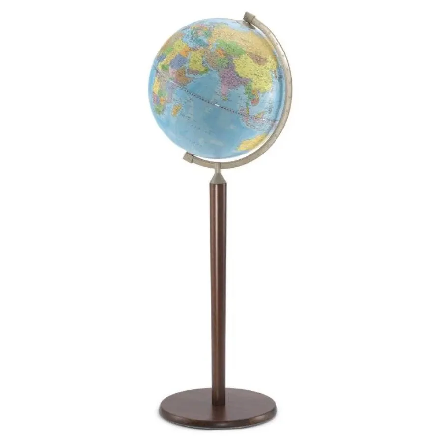 obrazek 1 Solidnie wykonany globus podłogowy od włoskiego producenta - 43 x 43 x h 115 cm