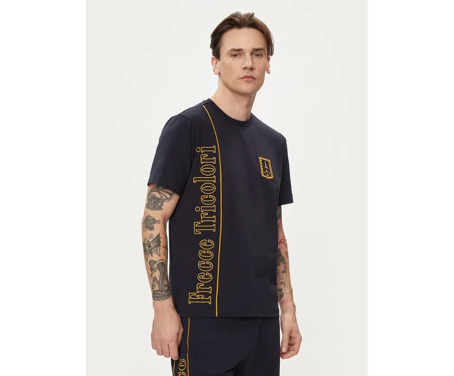 obrazek 1 Aeronautica Militare T-Shirt 241TS2225J595 Granatowy Regular Fit