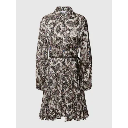 Zdjęcie Sukienka koszulowa o długości do kolan z wiskozy