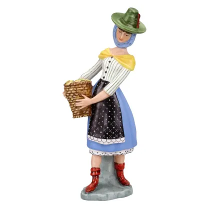 Zdjęcie Porcelanowa figurka kobiety Algarve z serii „Kostiumy regionalne” - Vista Alegre