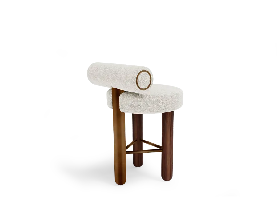 obrazek 3 Designerski portugalski stołek kontuarowy