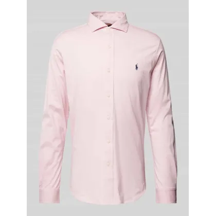 Zdjęcie Koszula casualowa o kroju slim fit z kołnierzykiem typu cutaway