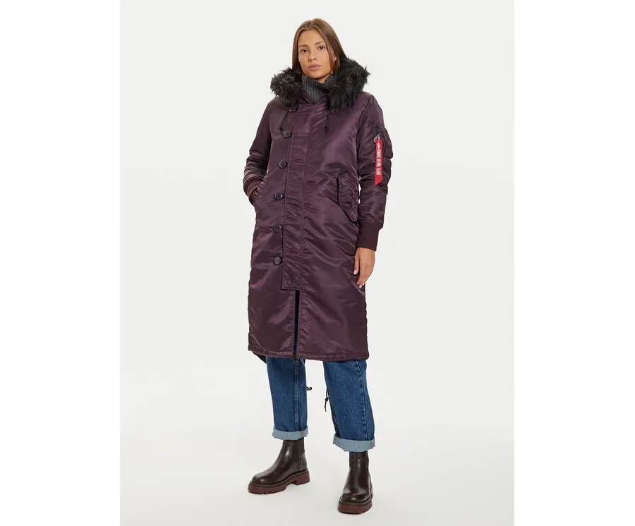 obrazek 1 Alpha Industries Parka 198013 Fioletowy Regular Fit