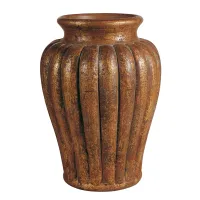 Picture Terracotta Umbrella Stand H.53xL.29xD.Int.21 cm